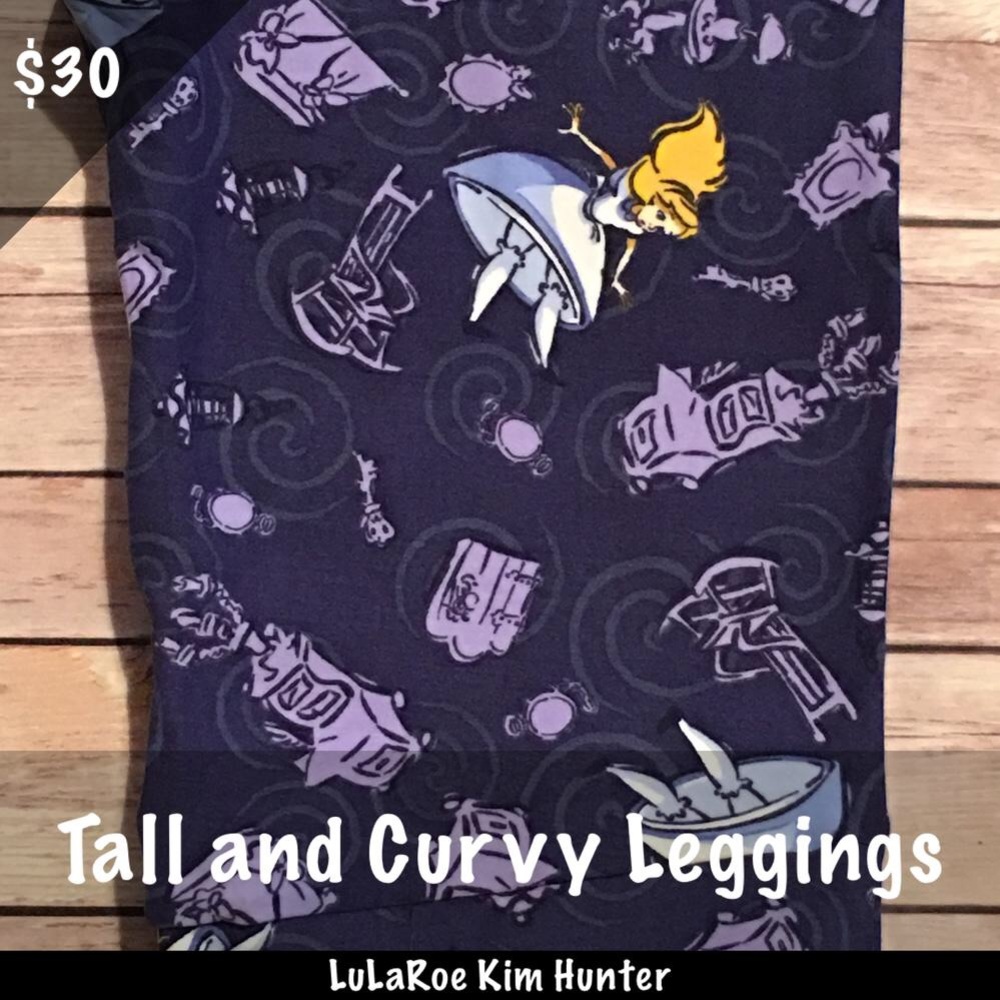 LuLaRoe Disney Collection Tall & Curvy Leggings